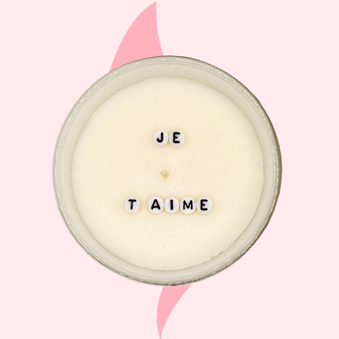 Bougie "Je t'aime"