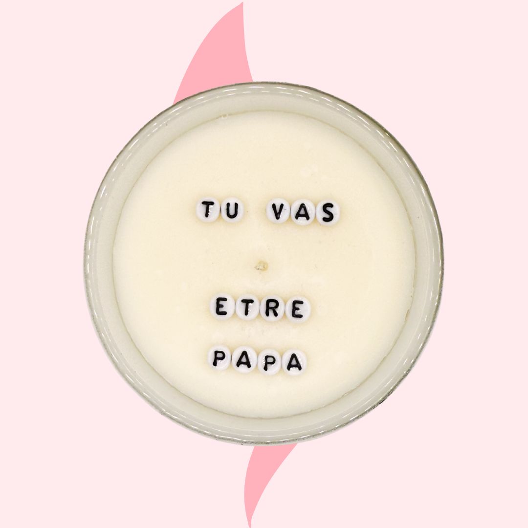 Bougie "Tu vas être papa"
