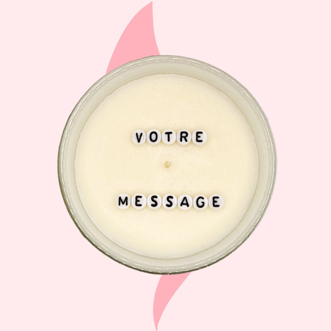 Bougie personnalisée