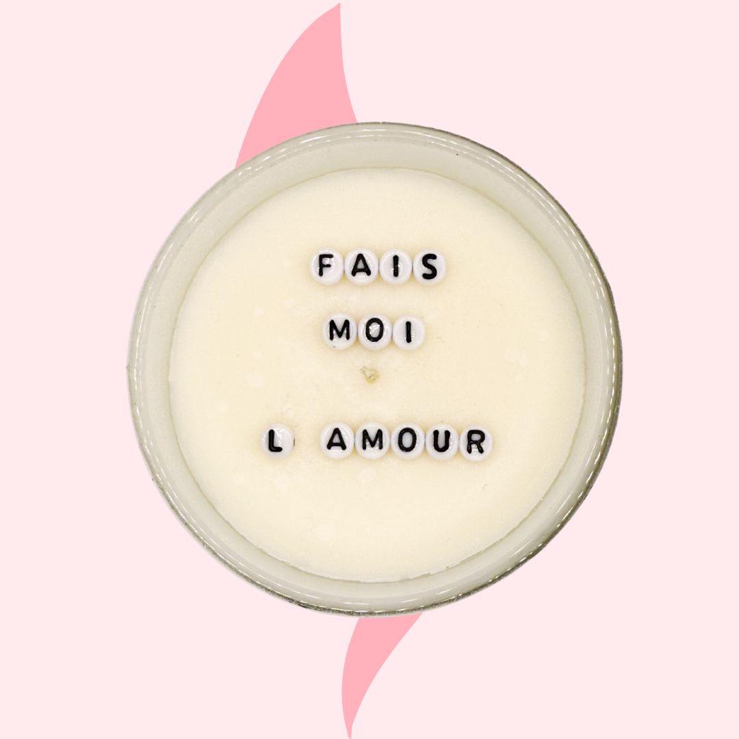 Bougie "Fais-moi l'amour"