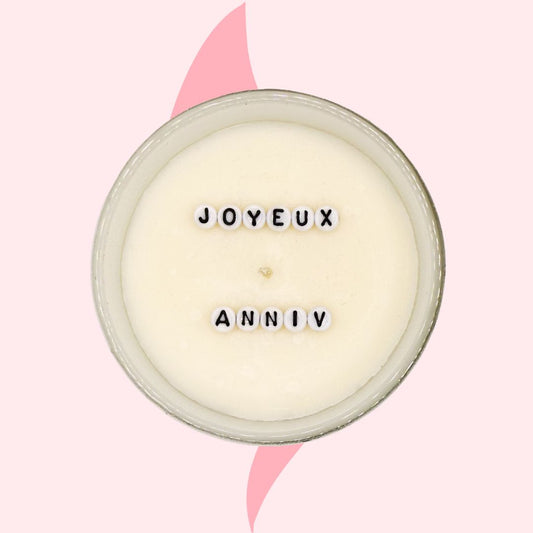 Bougie "Joyeux anniv"