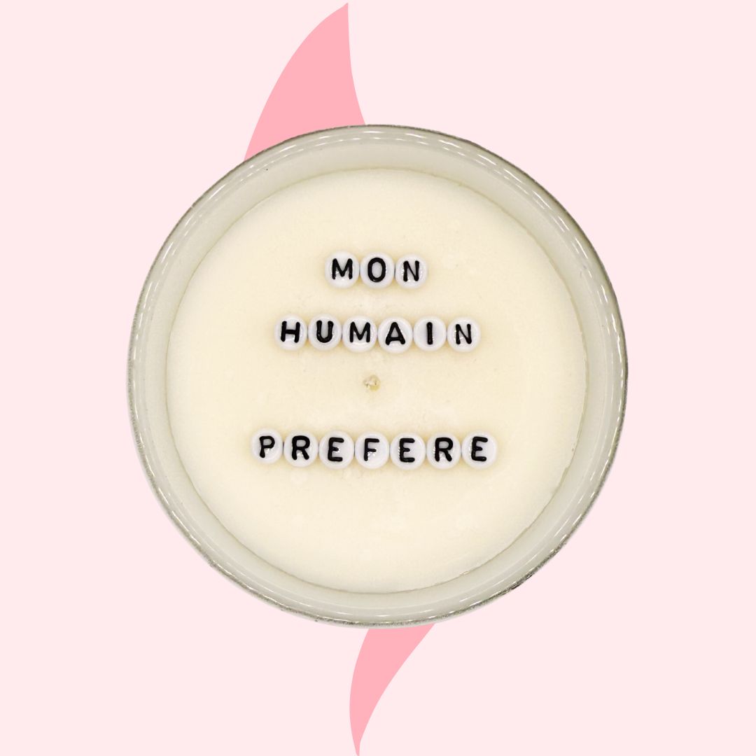 Bougie "Mon humain préféré"