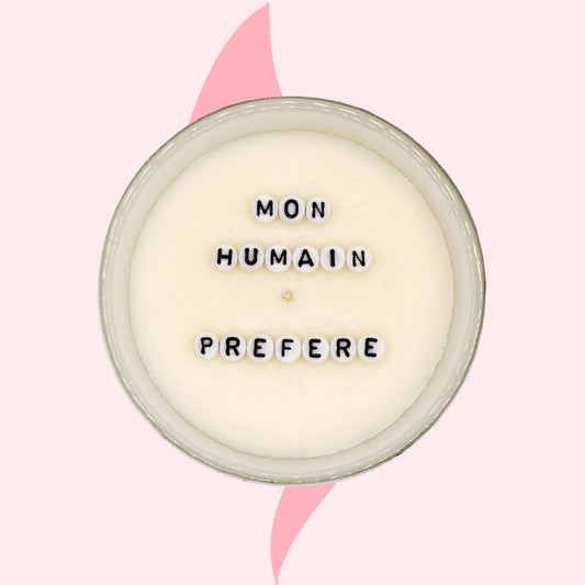 Bougie "Mon humain préféré"