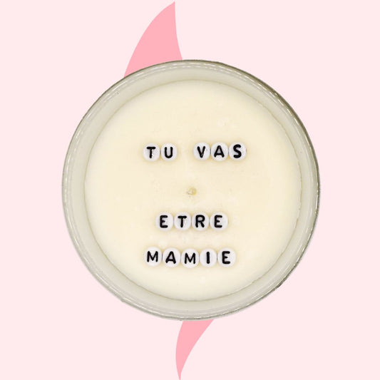 Bougie "Tu vas être mamie"