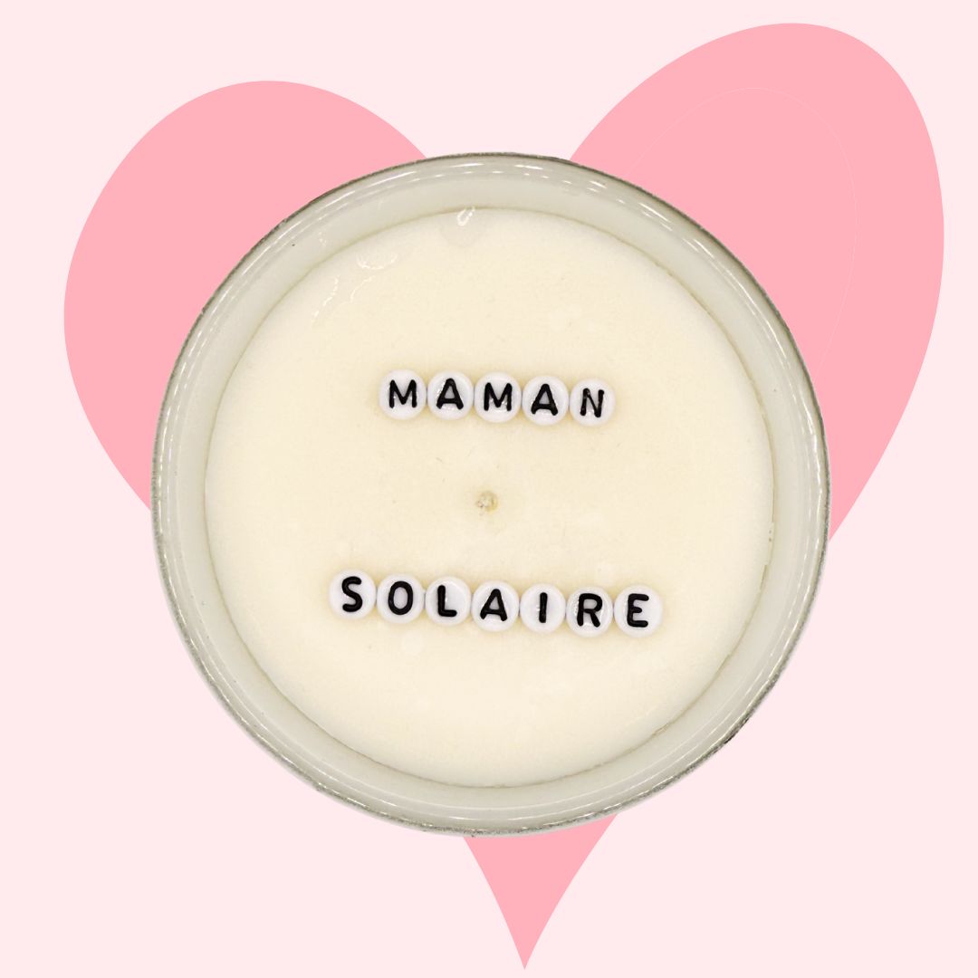 Bougie "Maman solaire"
