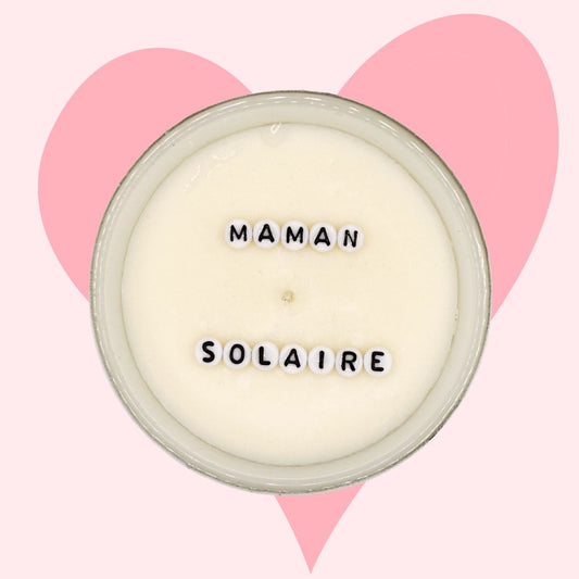 Bougie "Maman solaire"